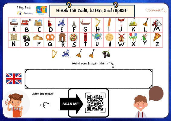 Break the code, listen, and repeat!